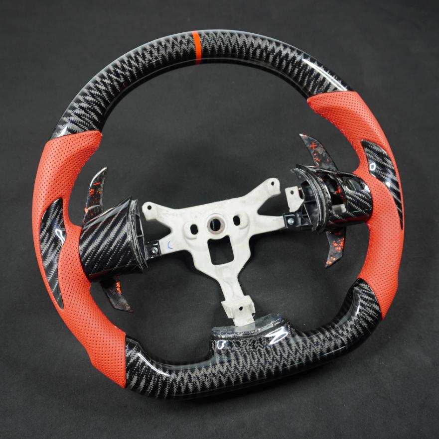 2005 - 2013 C6 Corvette Custom Carbon Fiber Steering Wheel with options
